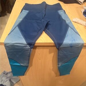 Blue and Teal Leggings